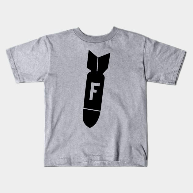 F Bomb Kids T-Shirt by klance